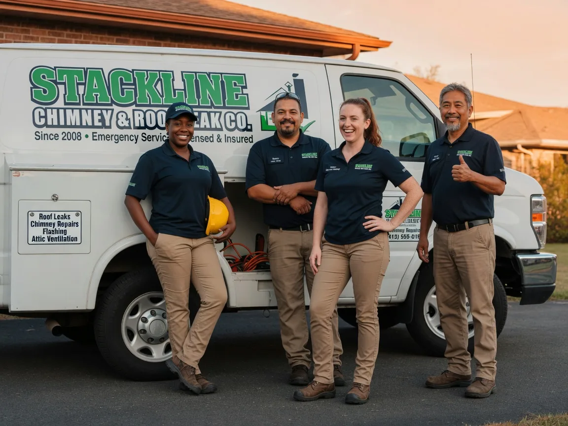 Chimney flashing repair company in Marty, SD